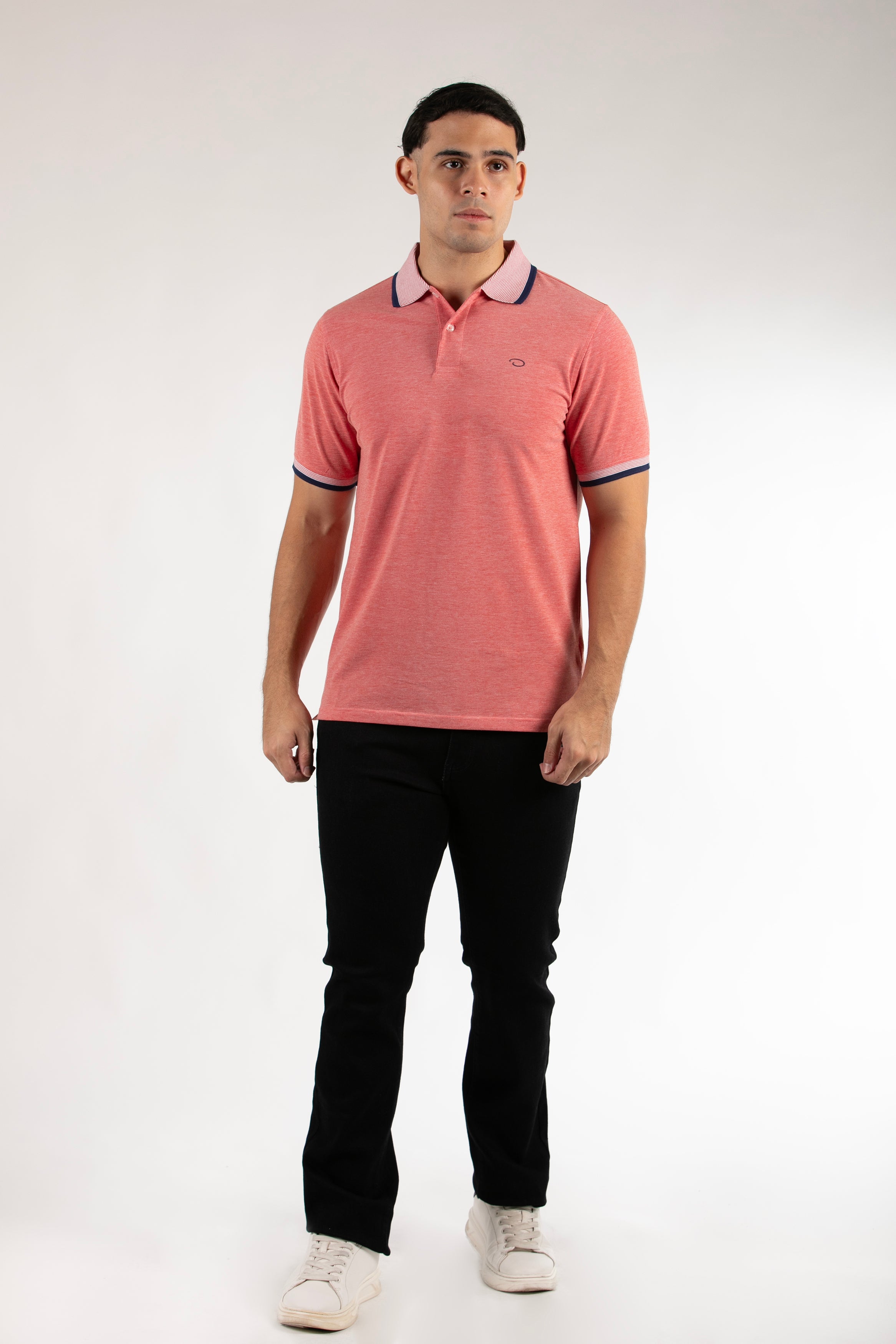 Poloshirt Oscar De La Renta Mangas Cortas Liso Para Caballeros