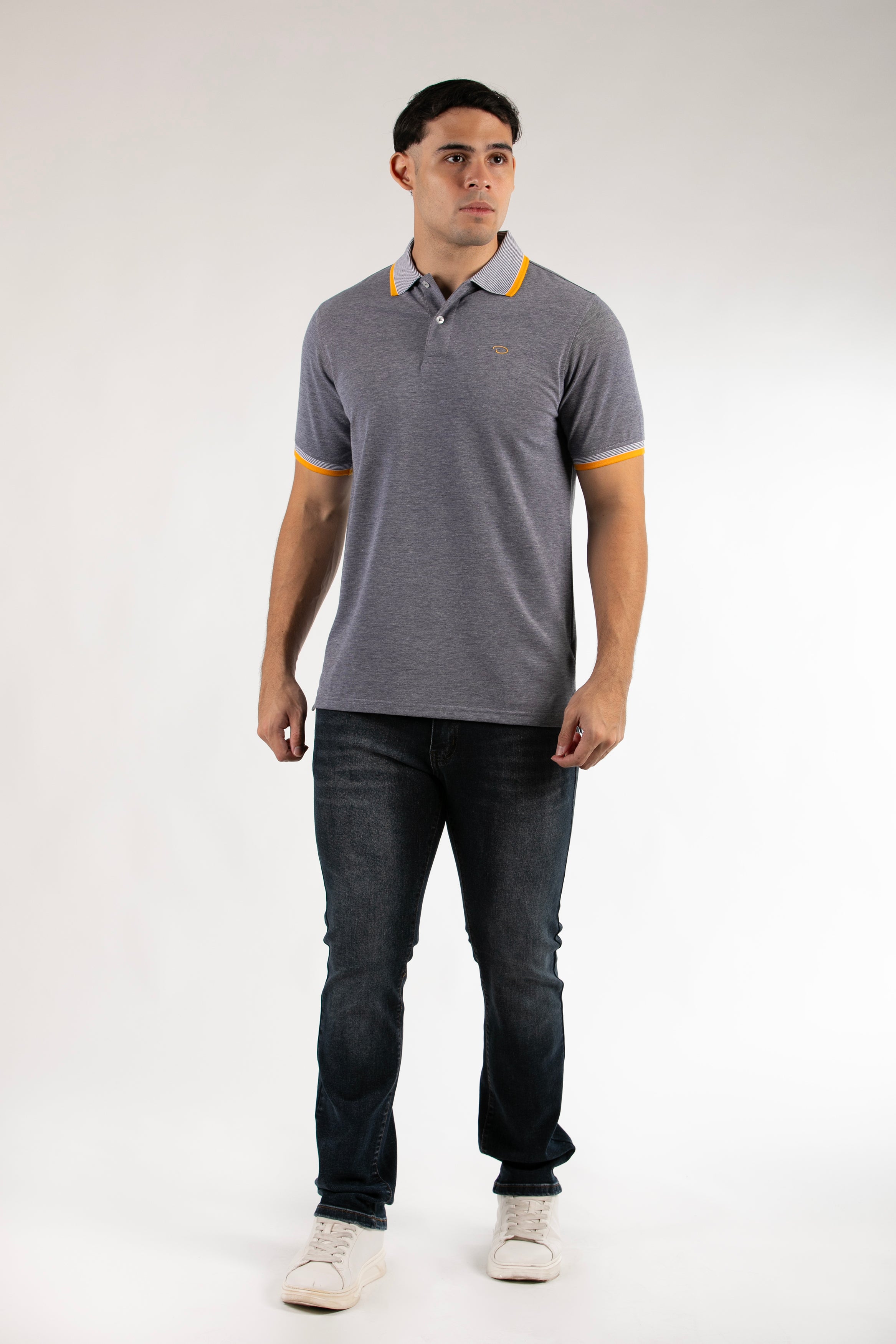 Poloshirt Oscar De La Renta Mangas Cortas Liso Para Caballeros