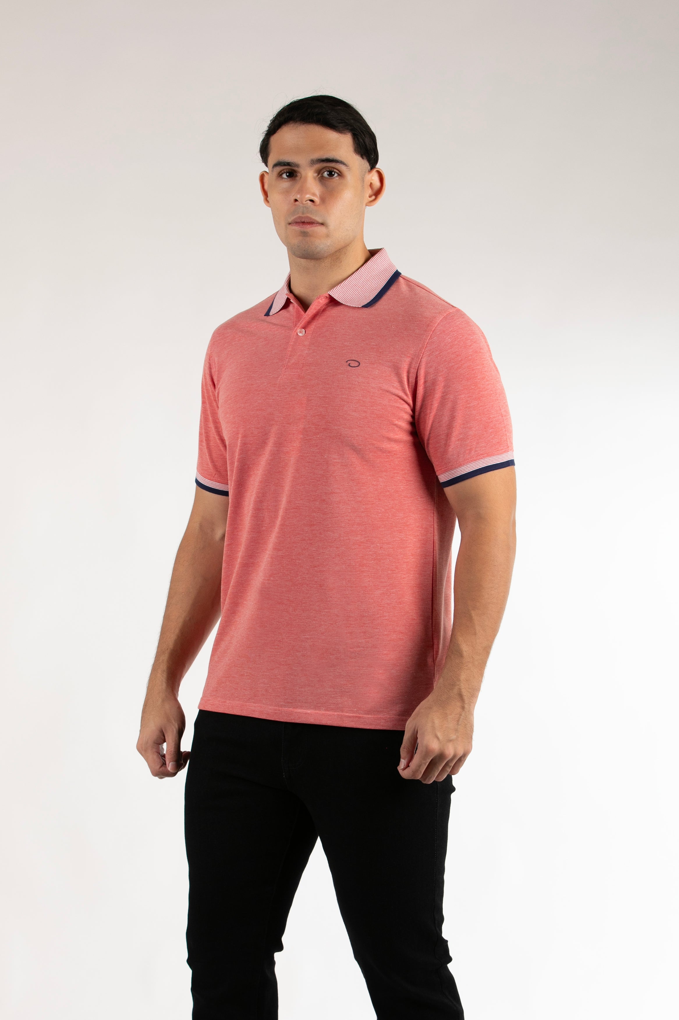 Poloshirt Oscar De La Renta Mangas Cortas Liso Para Caballeros