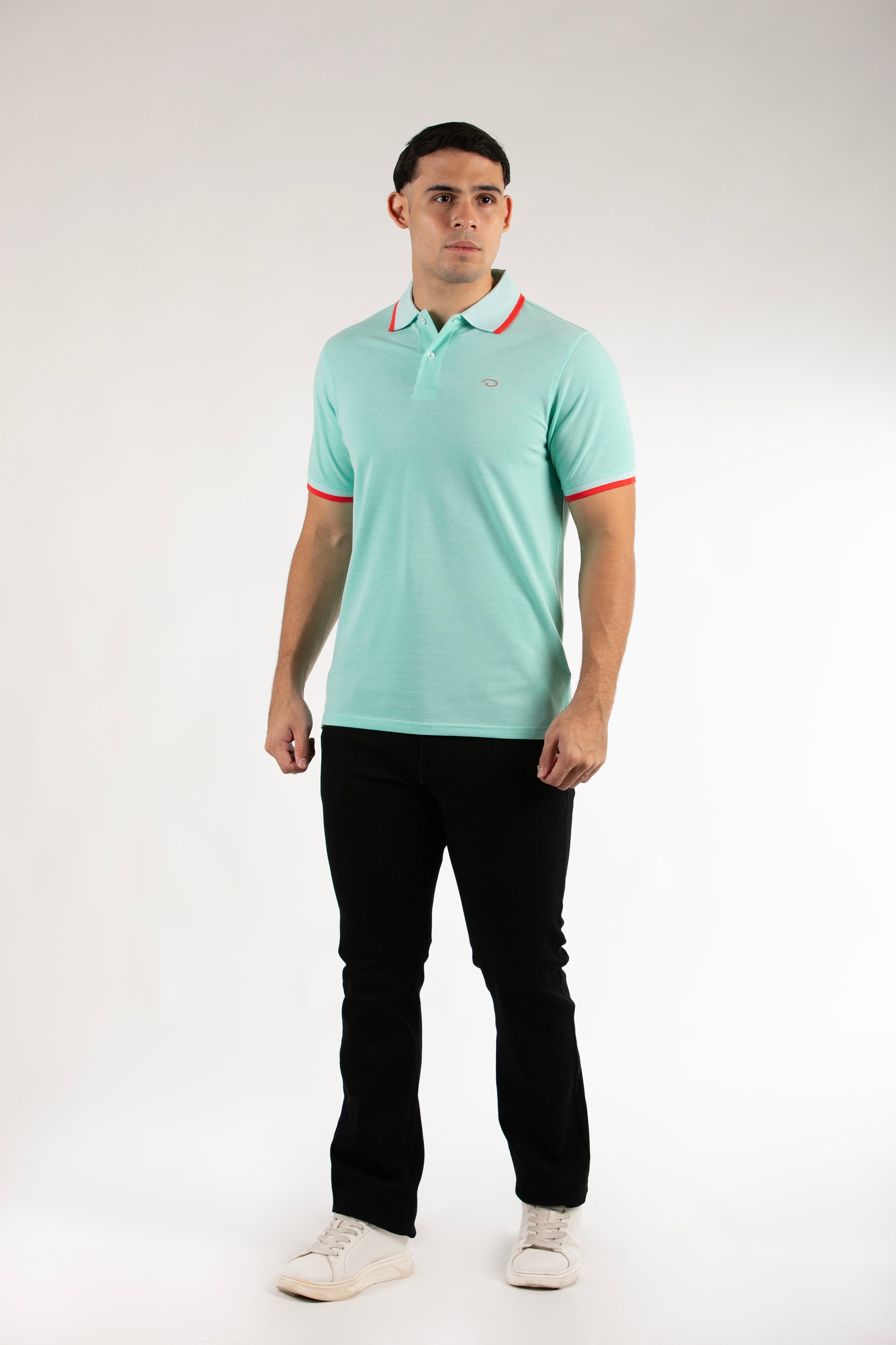 Poloshirt Oscar De La Renta Mangas Cortas Liso Para Caballeros