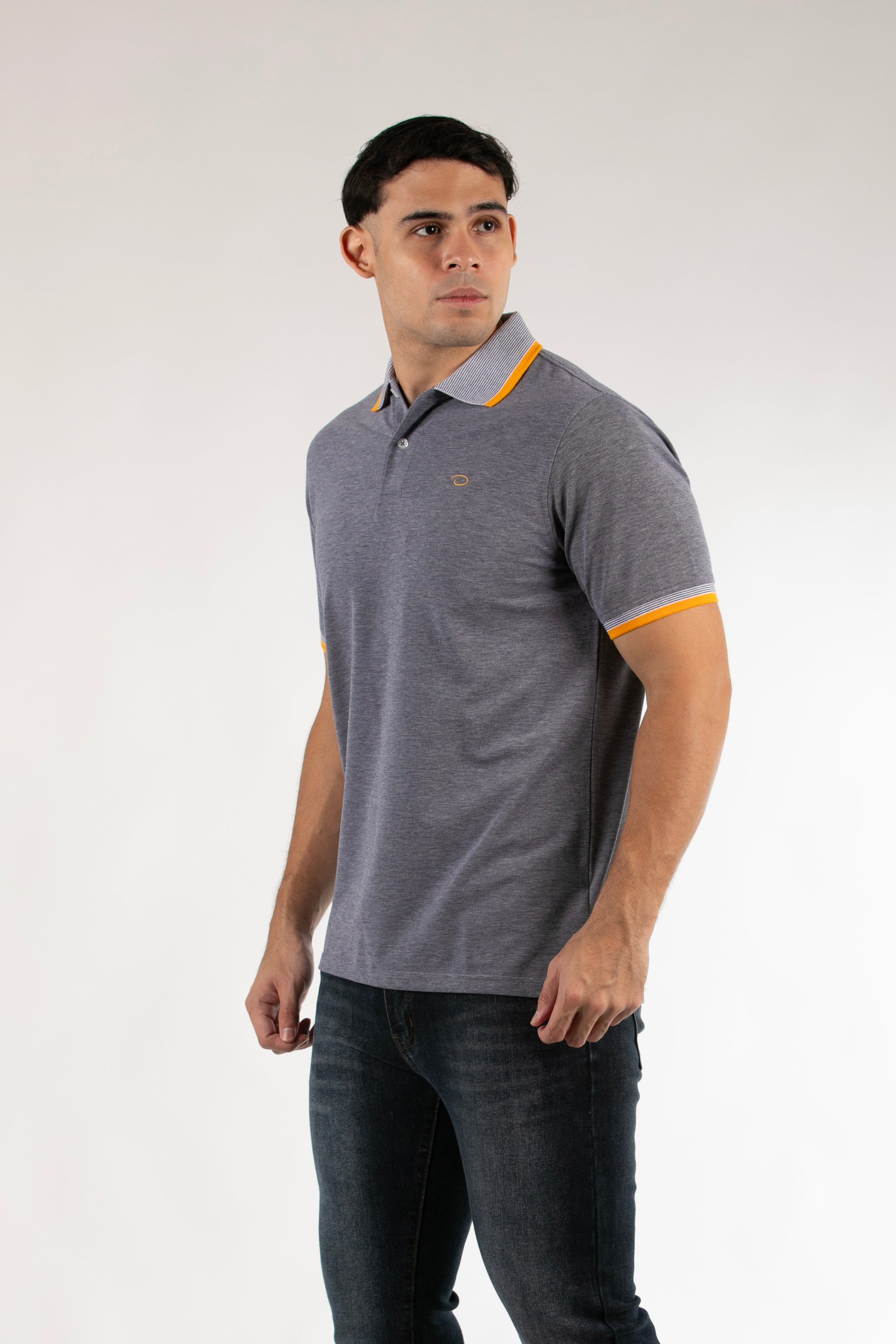 Poloshirt Oscar De La Renta Mangas Cortas Liso Para Caballeros