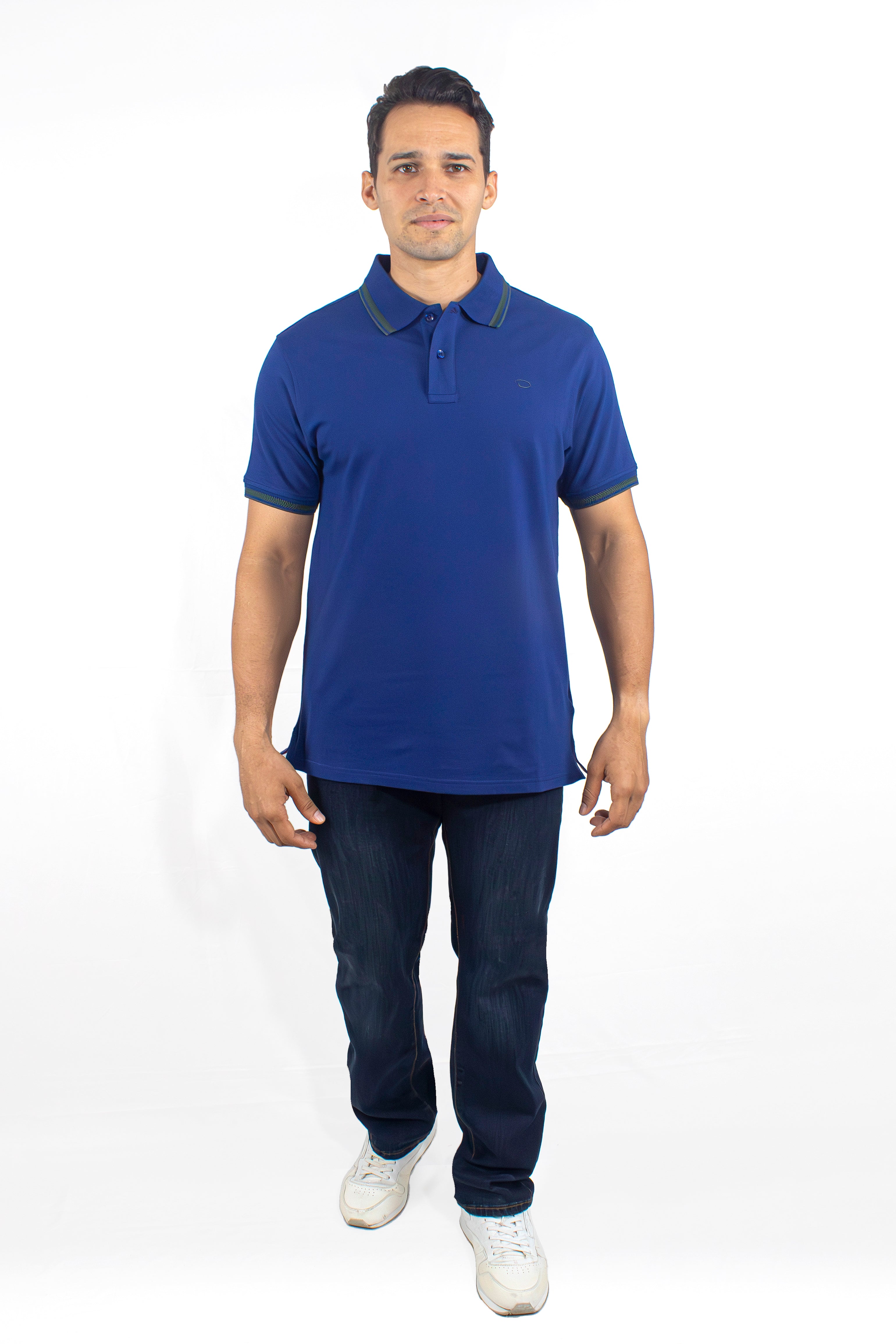 Poloshirt Oscar De La Renta Mangas Cortas Liso Para Caballeros