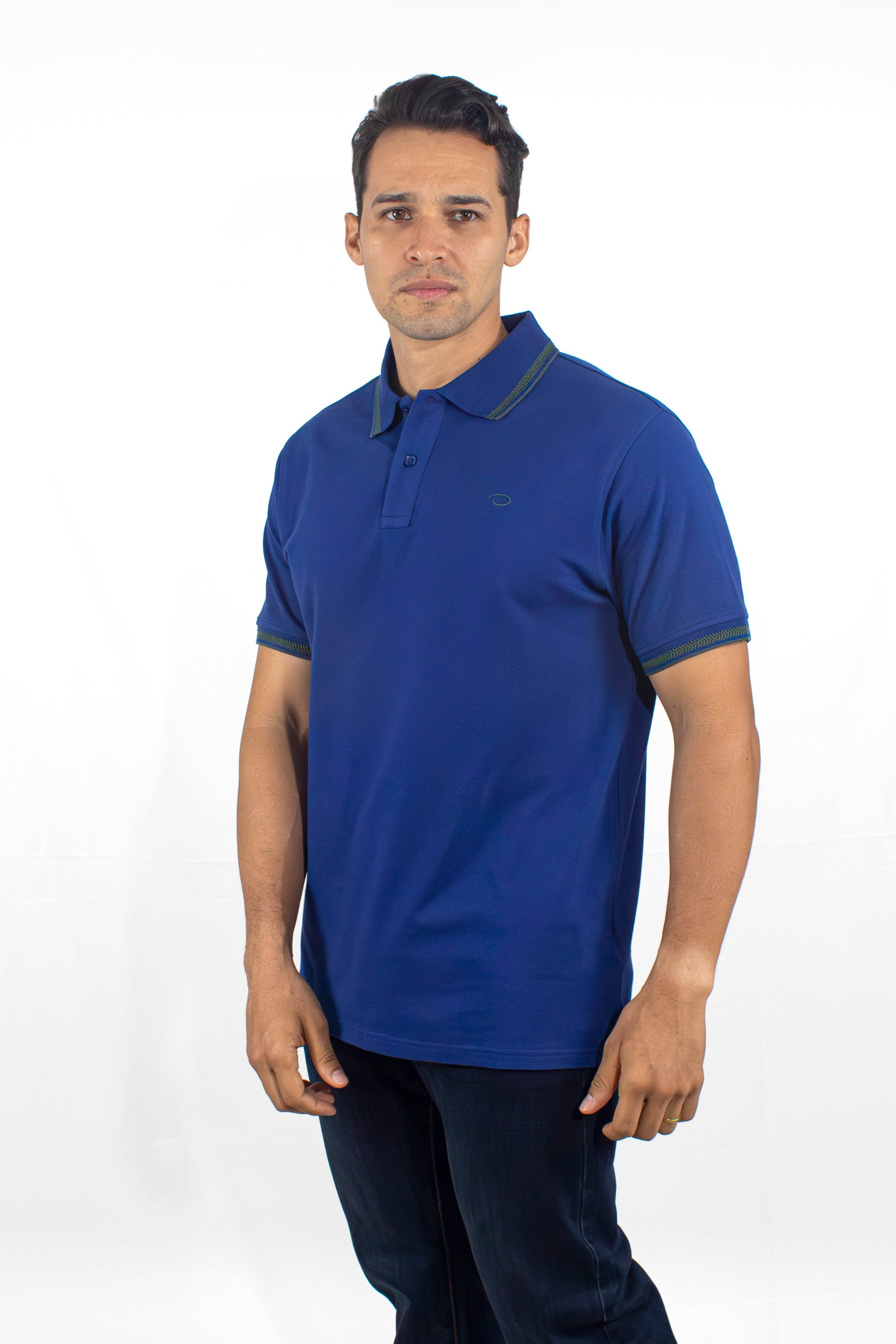 Poloshirt Oscar De La Renta Mangas Cortas Liso Para Caballeros
