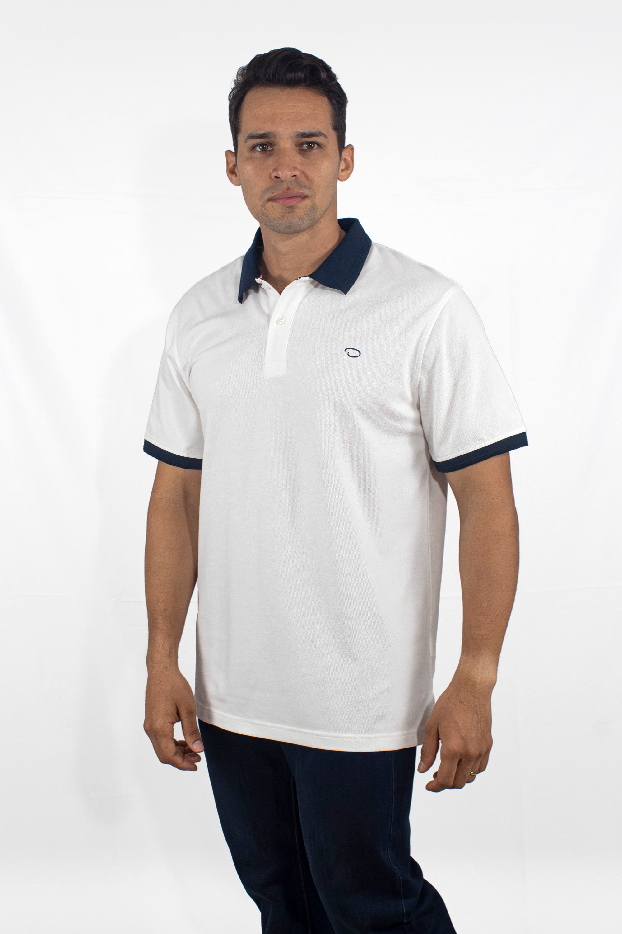 Poloshirt Oscar de La Renta Mangas Cortas Liso para Caballeros