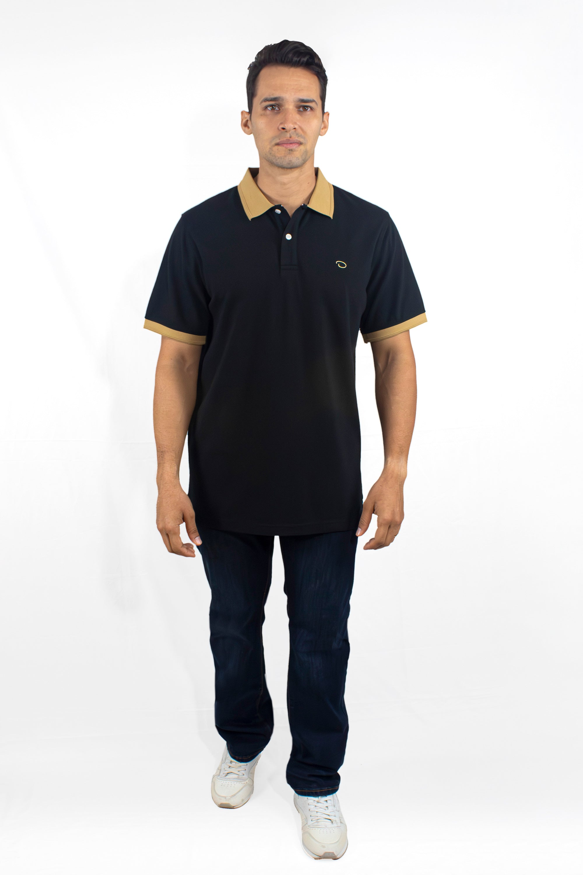 Poloshirt Oscar de La Renta Mangas Cortas Liso para Caballeros
