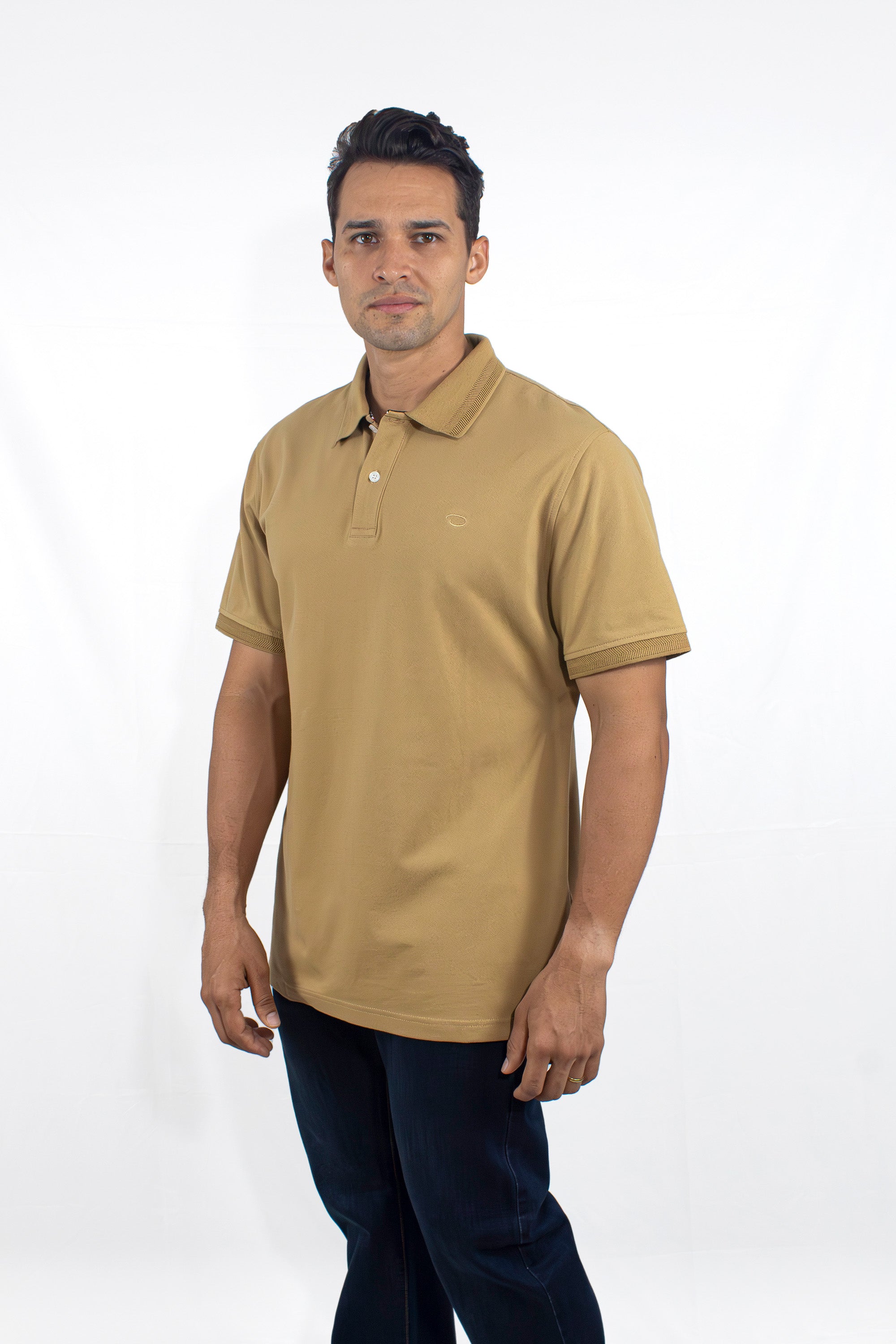 Poloshirt Oscar de La Renta Mangas Cortas Liso para Caballeros
