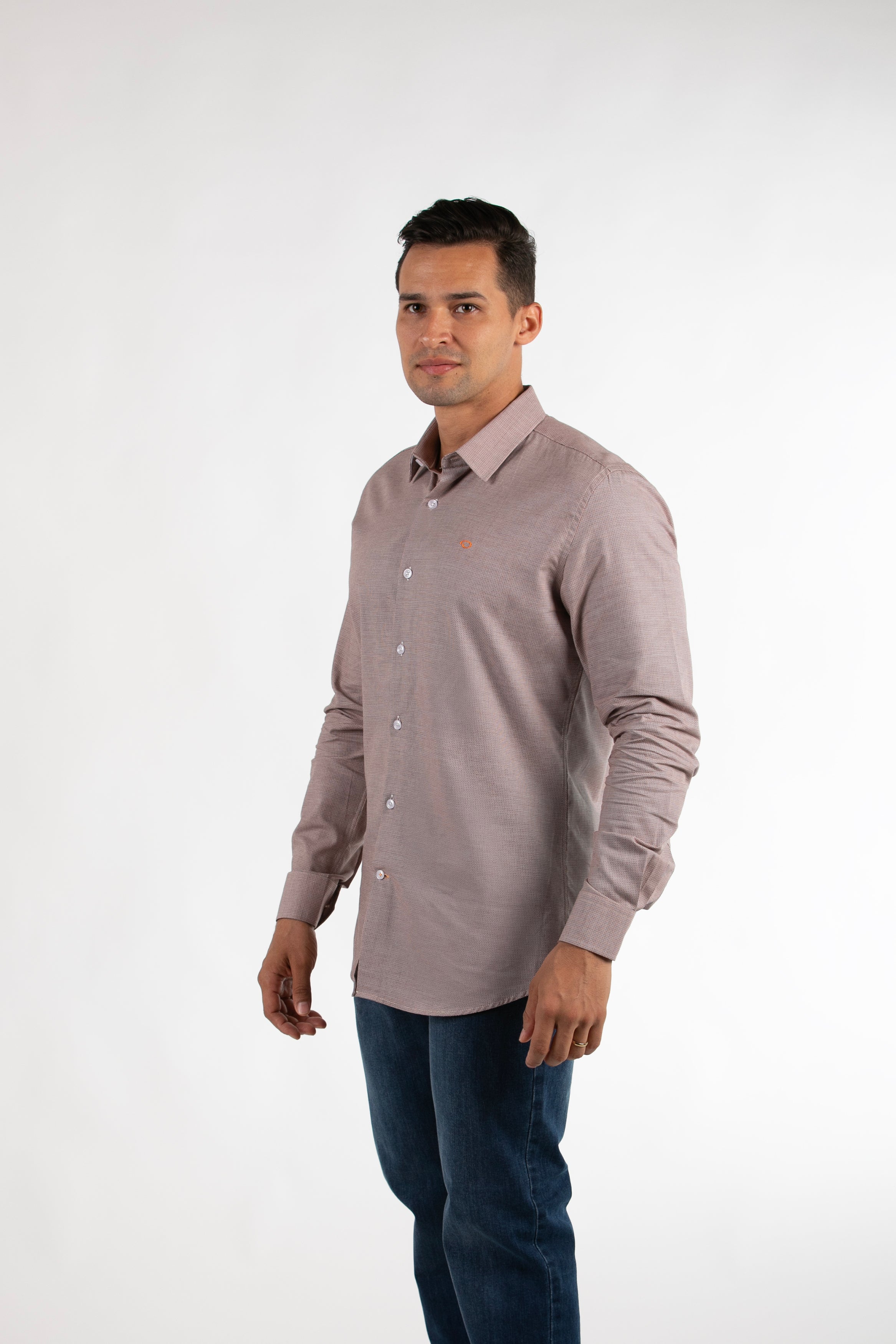 Camisa Oscar De La Renta Mangas Largas Cuadros Para Caballeros