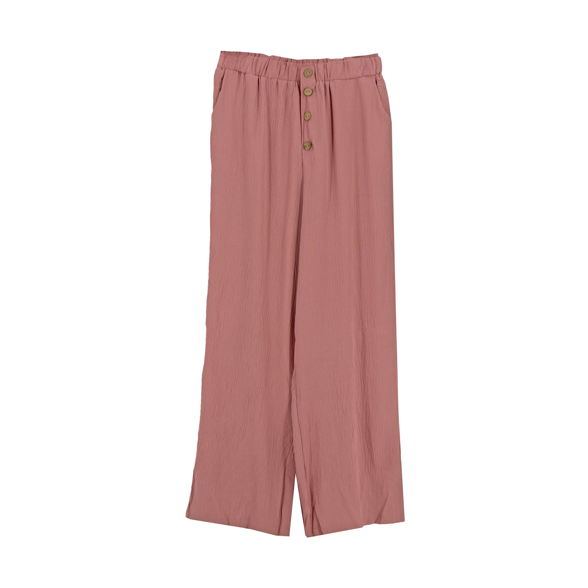 Pantalónes Bebe Liso Corrugado Elástico para Damas