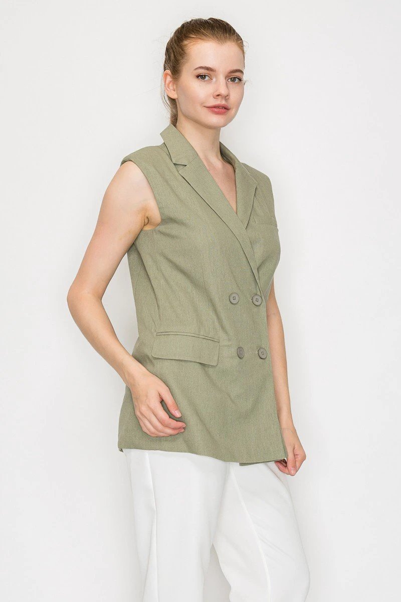 Chaqueta Blashe 4 Botones Lisa Para Damas by Blashe