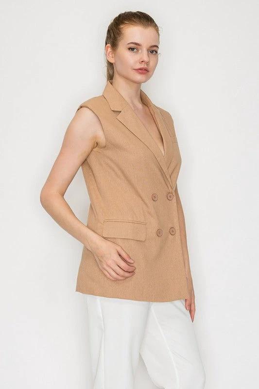 Chaqueta Blashe 4 Botones Lisa Para Damas by Blashe