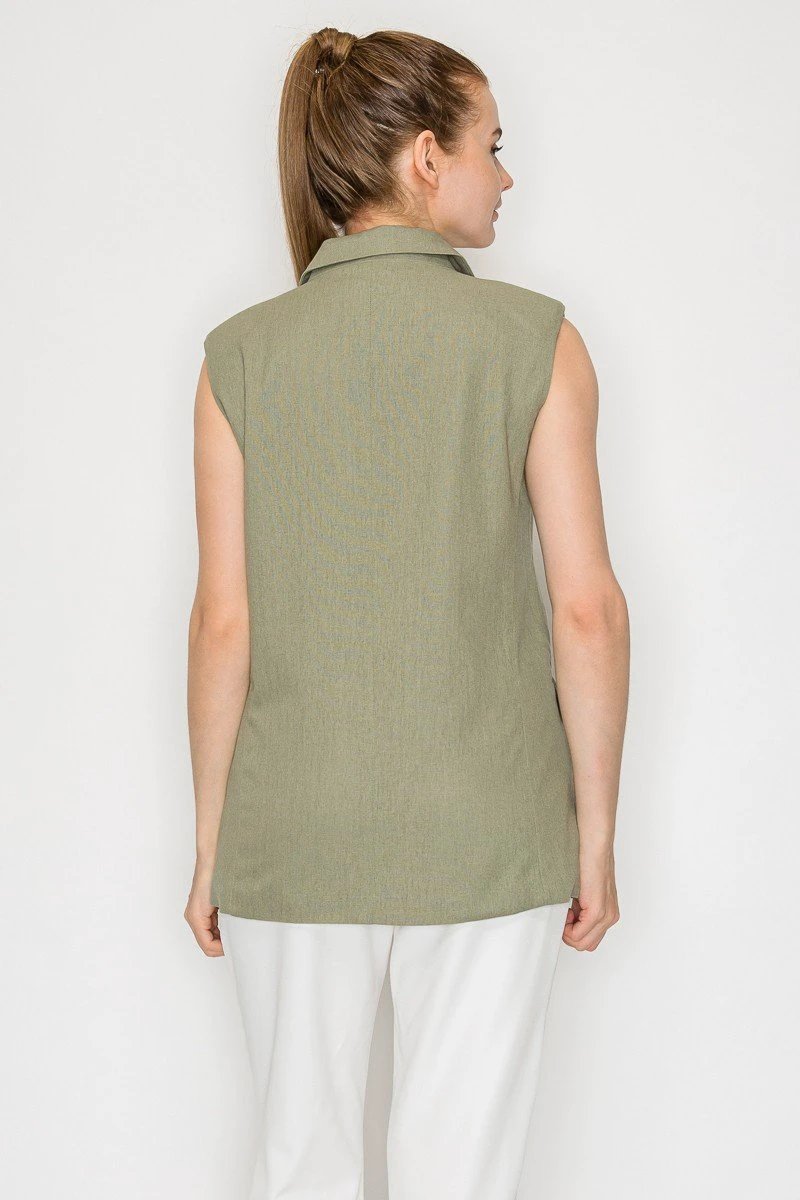 Chaqueta Blashe 4 Botones Lisa Para Damas by Blashe