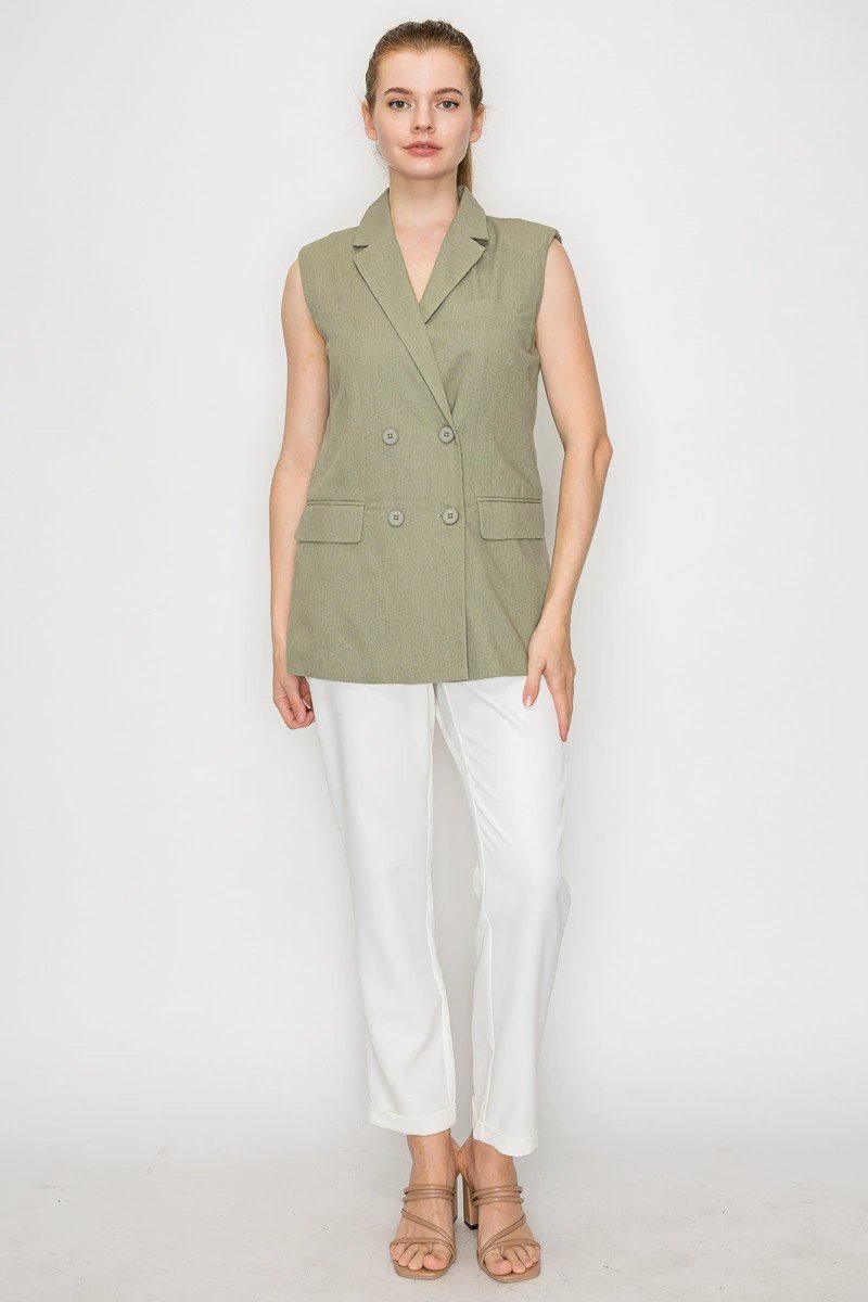 Chaqueta Blashe 4 Botones Lisa Para Damas by Blashe