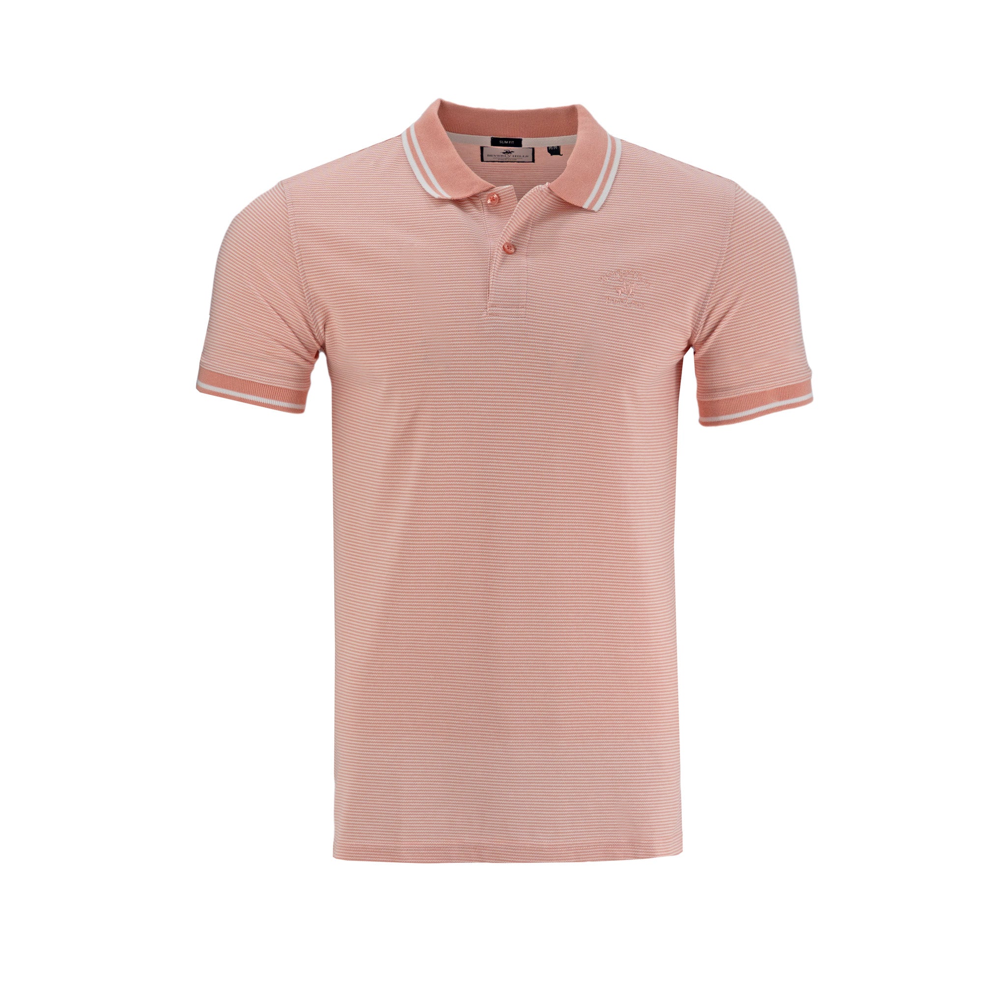 Poloshirt Beverly Hills Mangas Cortas Rayas Para Caballeros by Beverly Hills