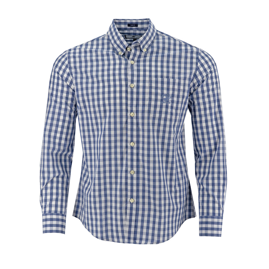 Camisa Beverly Hills Mangas Largas Cuadros para Caballeros
