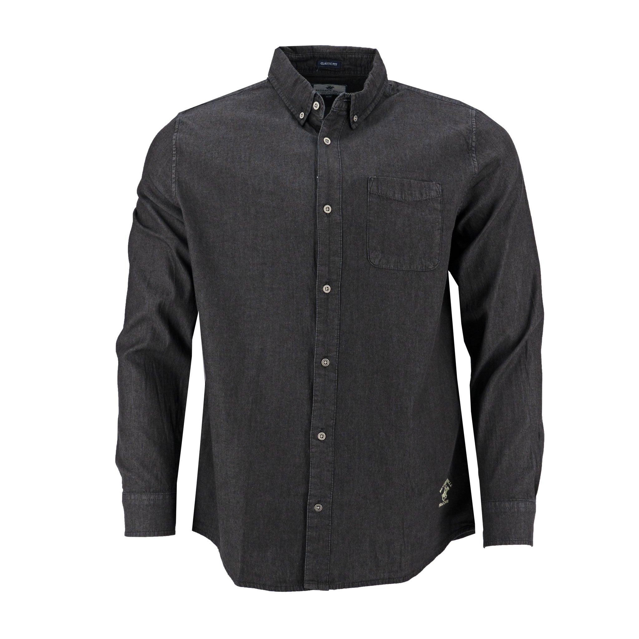 Camisa Beverly Hills Mangas Largas Lisa para Caballeros – vista 2