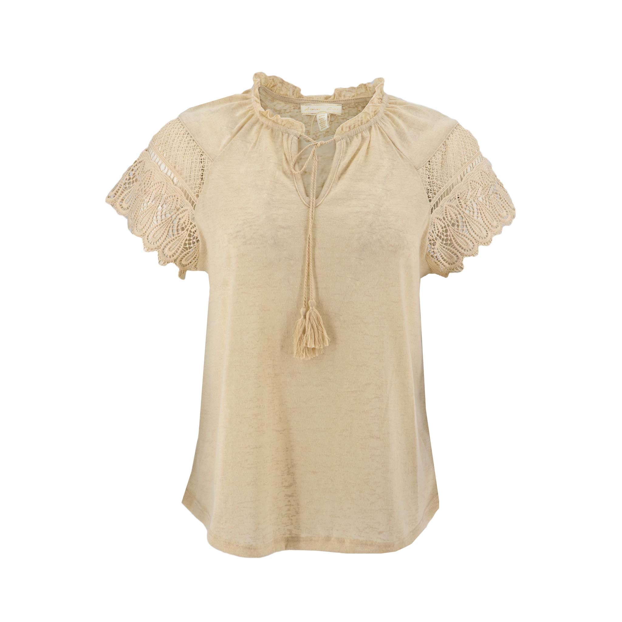 Blusa Aimee + Coco Mangas Cortas Encaje para Damas