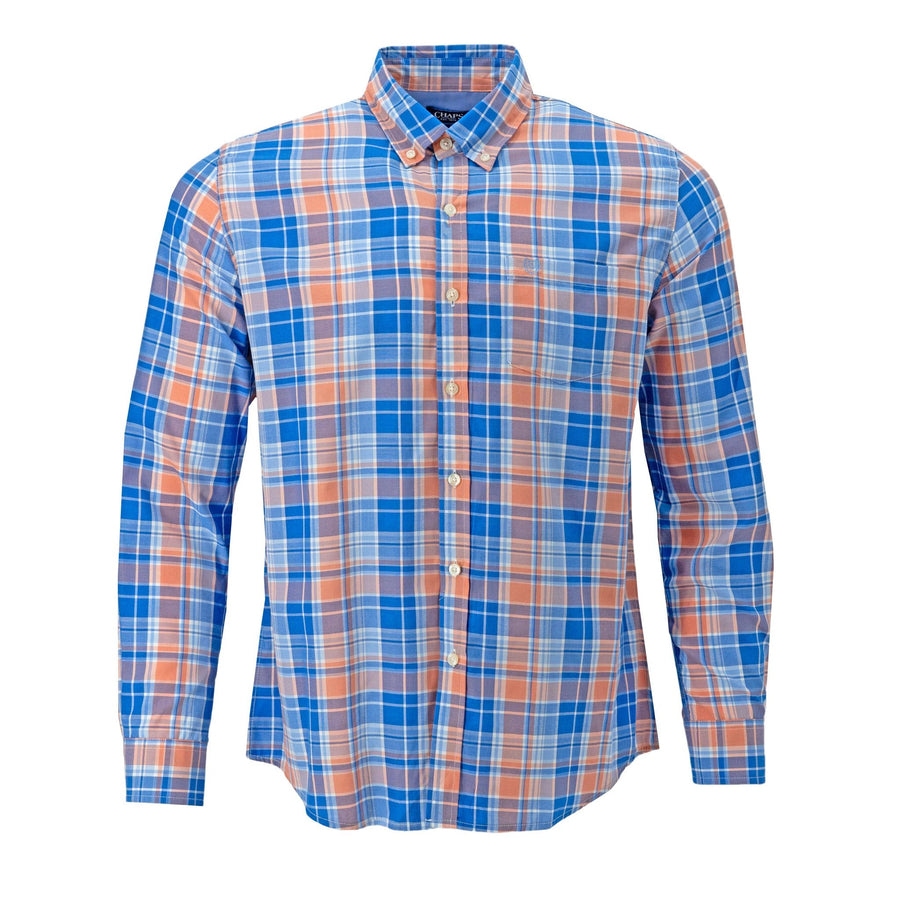 Camisa Chaps Mangas Largas Cuadros Para Caballeros by Chaps