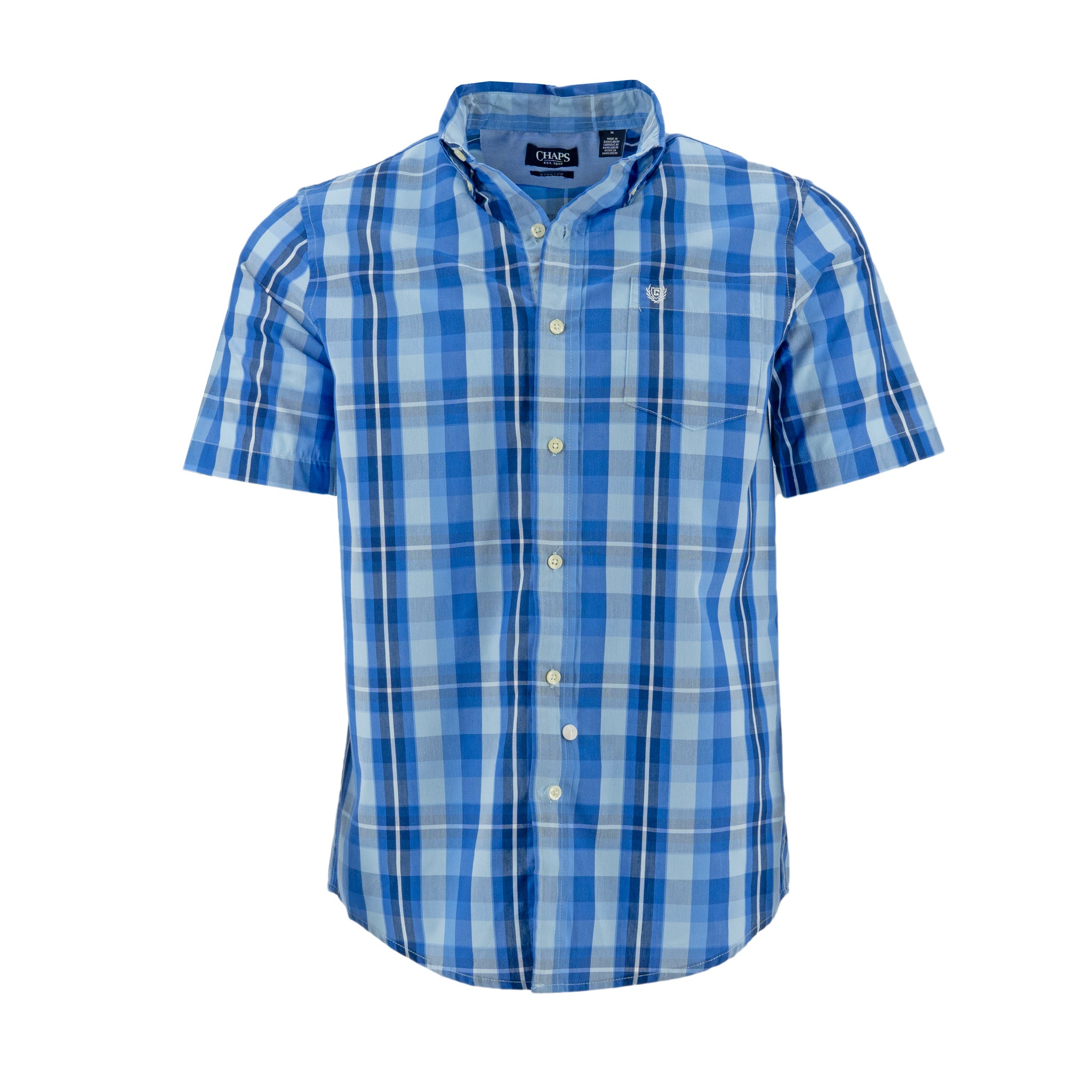 Camisa Chaps Mangas Cortas P/ Caballeros
