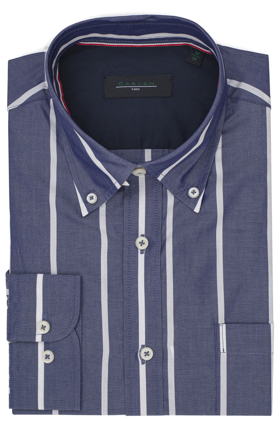 Camisa Carven Mangas Largas Rayas para Caballeros