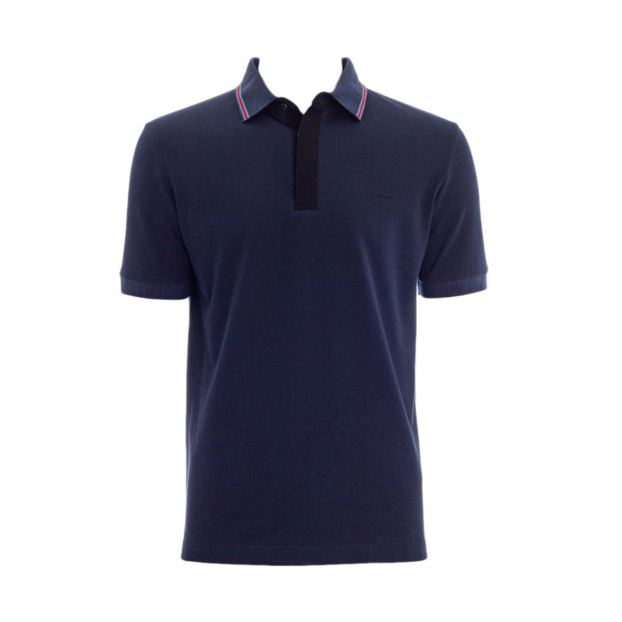 Poloshirt Carven Mangas Cortas Liso para Caballeros – NAVY