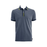 Poloshirt Carven Mangas Cortas Liso Azul Marino Oscuro/Caqui/Iron Blue para Caballeros