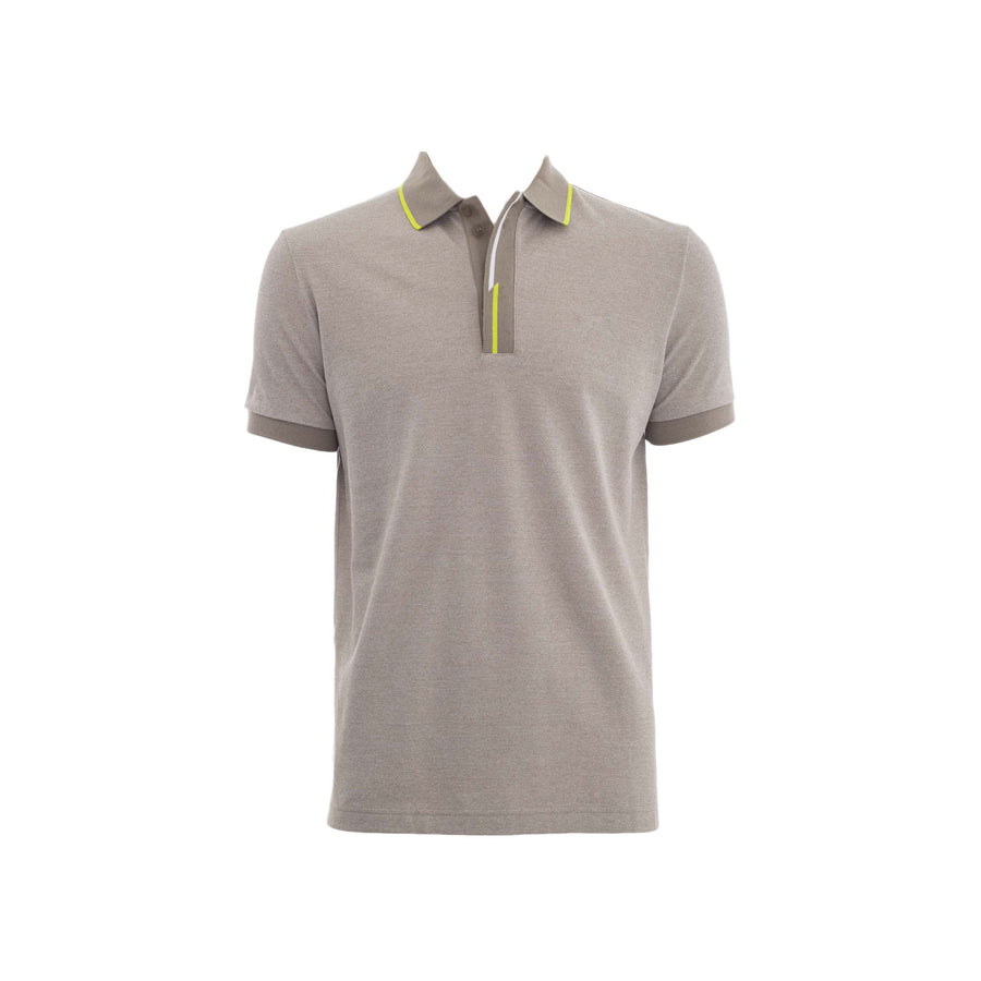Poloshirt Carven Mangas Cortas Liso para Caballeros – KHAKI