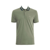 Poloshirt Carven Mangas Cortas Liso Sage Green para Caballeros
