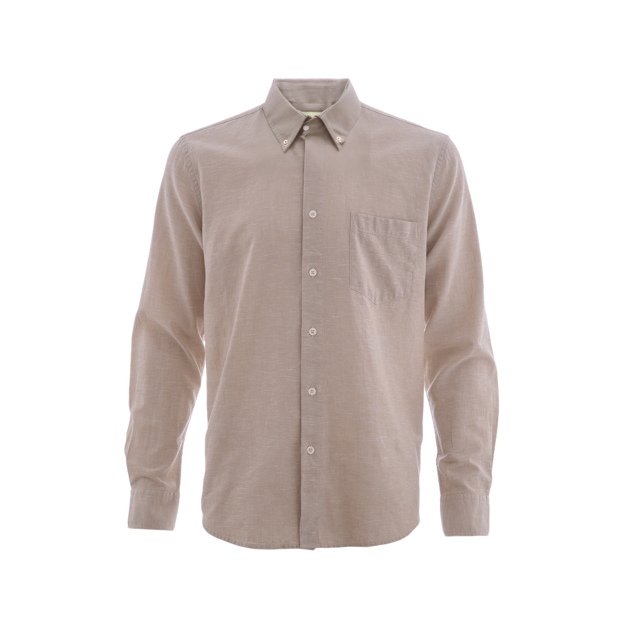 Camisa Carven Mangas Largas Lisa para Caballeros