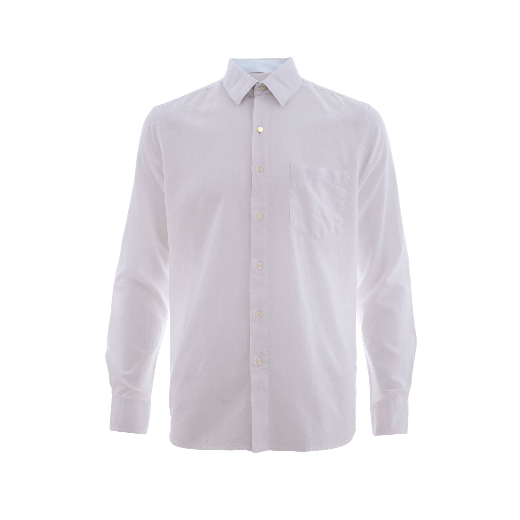 Camisa Carven Mangas Largas Lisa para Caballeros