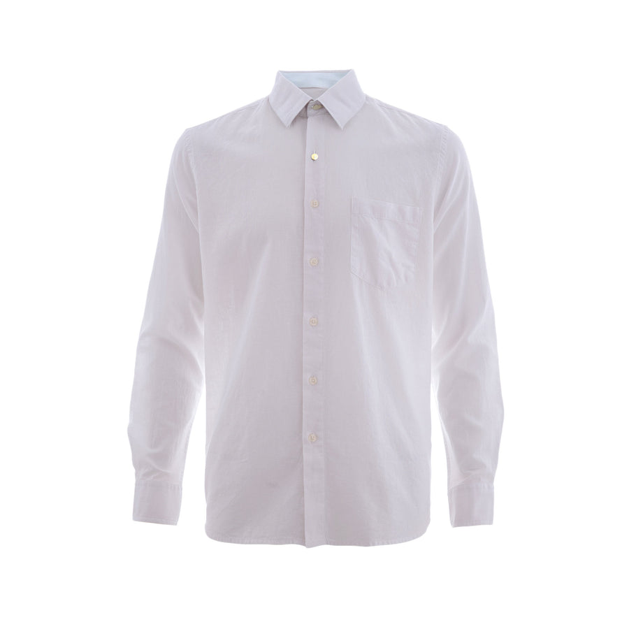 Camisa Carven Mangas Largas Lisa para Caballeros