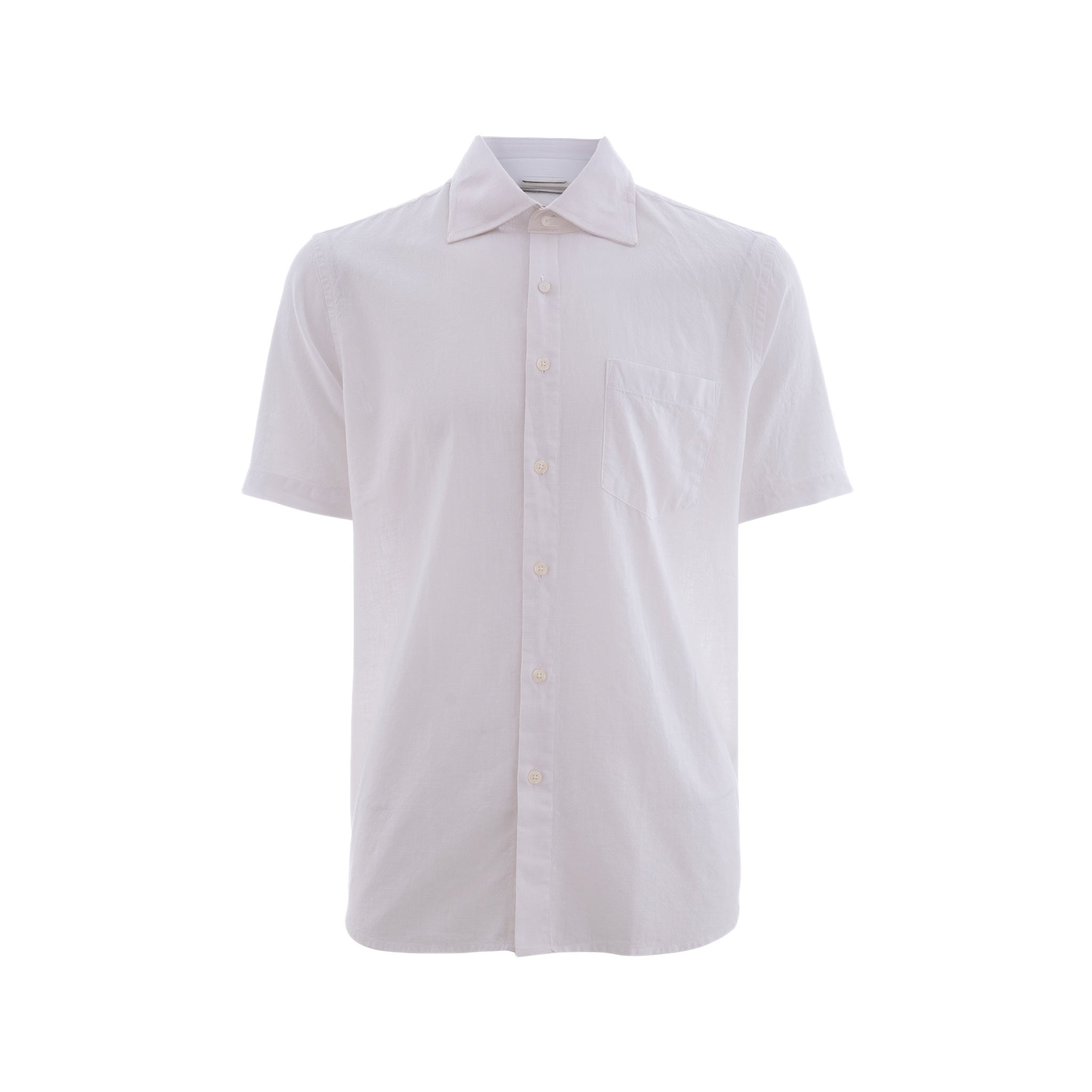 Camisa Carven Mangas Cortas Lisa para Caballeros