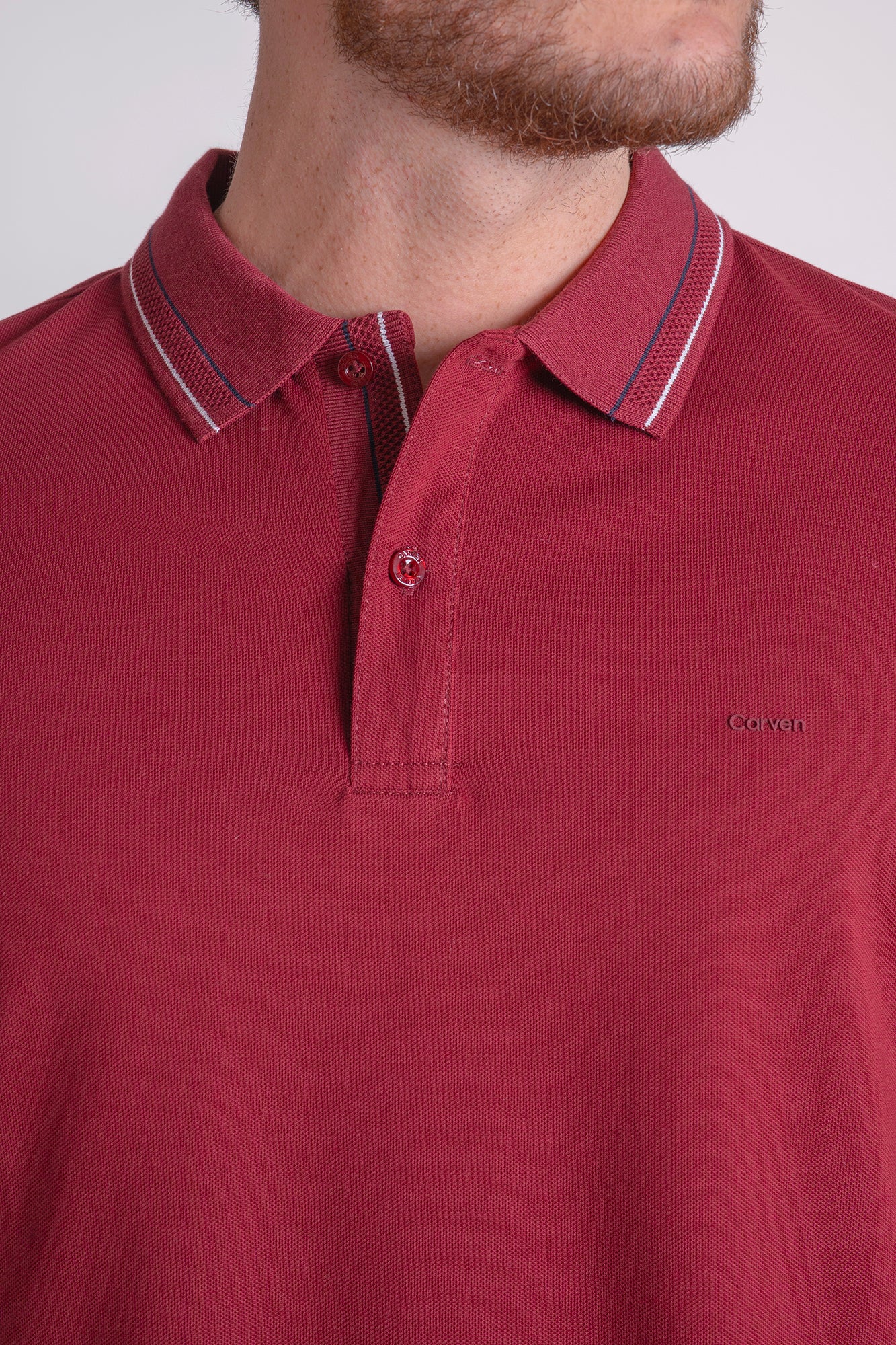 Poloshirt Carven Mangas Cortas Liso para Caballeros