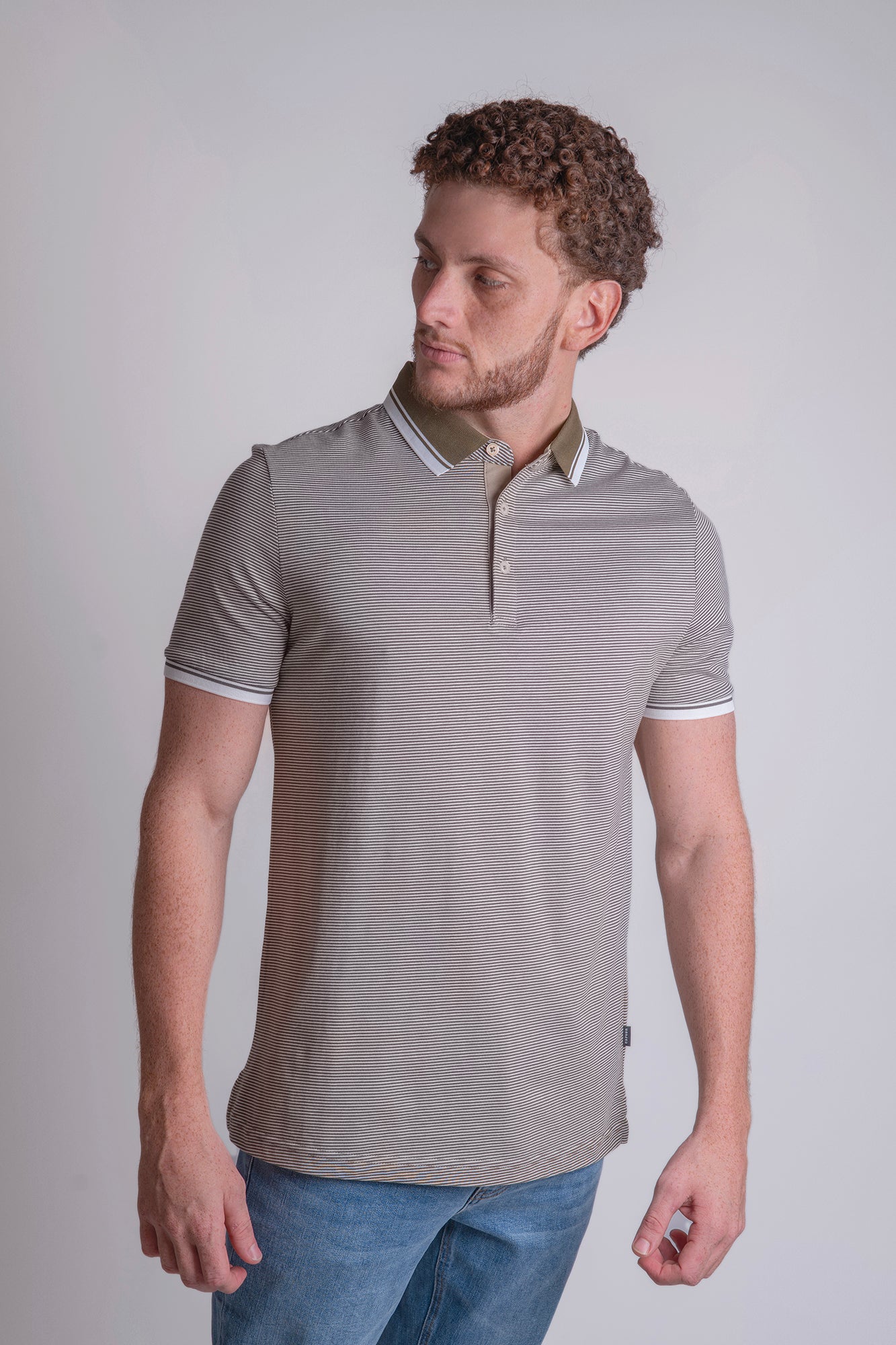 Poloshirt Carven Mangas Cortas Rayas para Caballeros