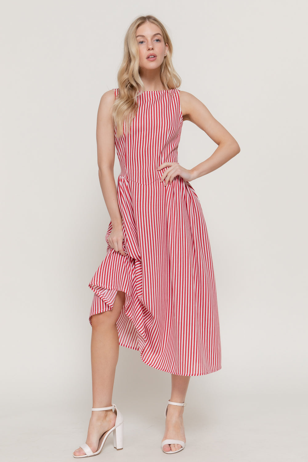 Vestido Active Basic Rayas Para Damas