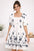 Vestido Available Mangas Cortas Estampado para Damas