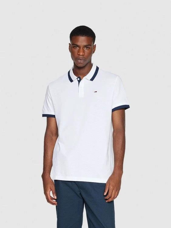 Poloshirt Tommy Jeans Mangas Cortas Liso P/ Caballeros by Tommy Jeans