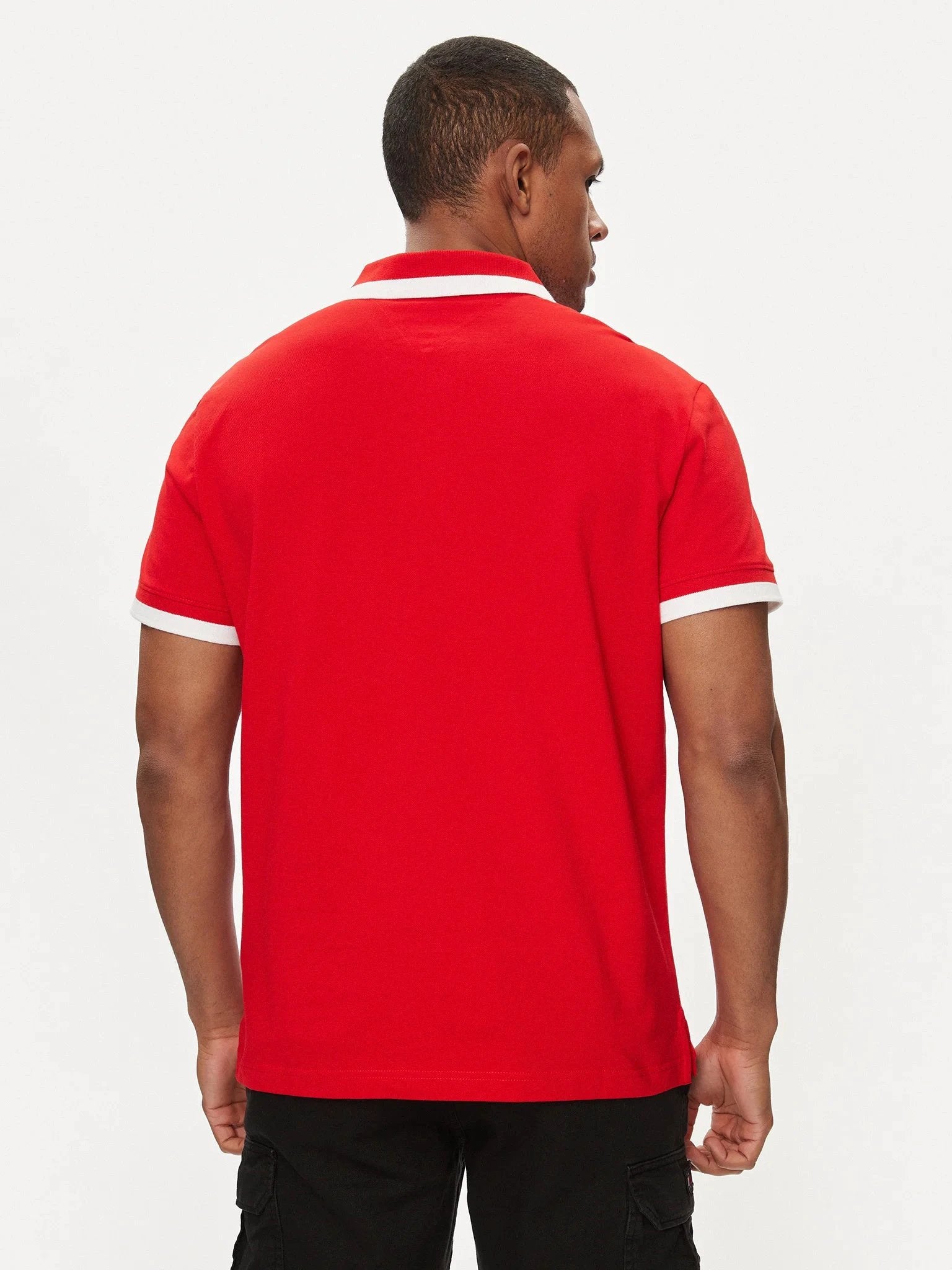 Poloshirt Tommy Jeans Mangas Cortas Liso P/ Caballeros by Tommy Jeans