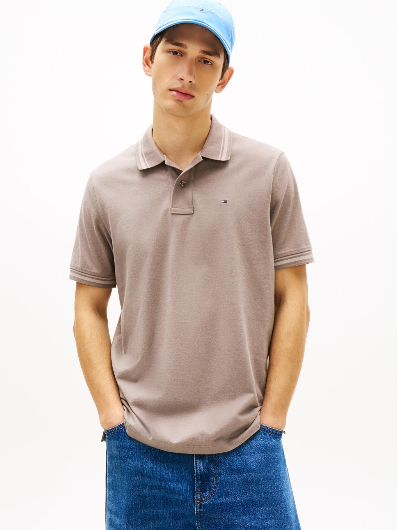 Poloshirt Tommy Hilfiger Mangas Cortas Liso para Caballeros