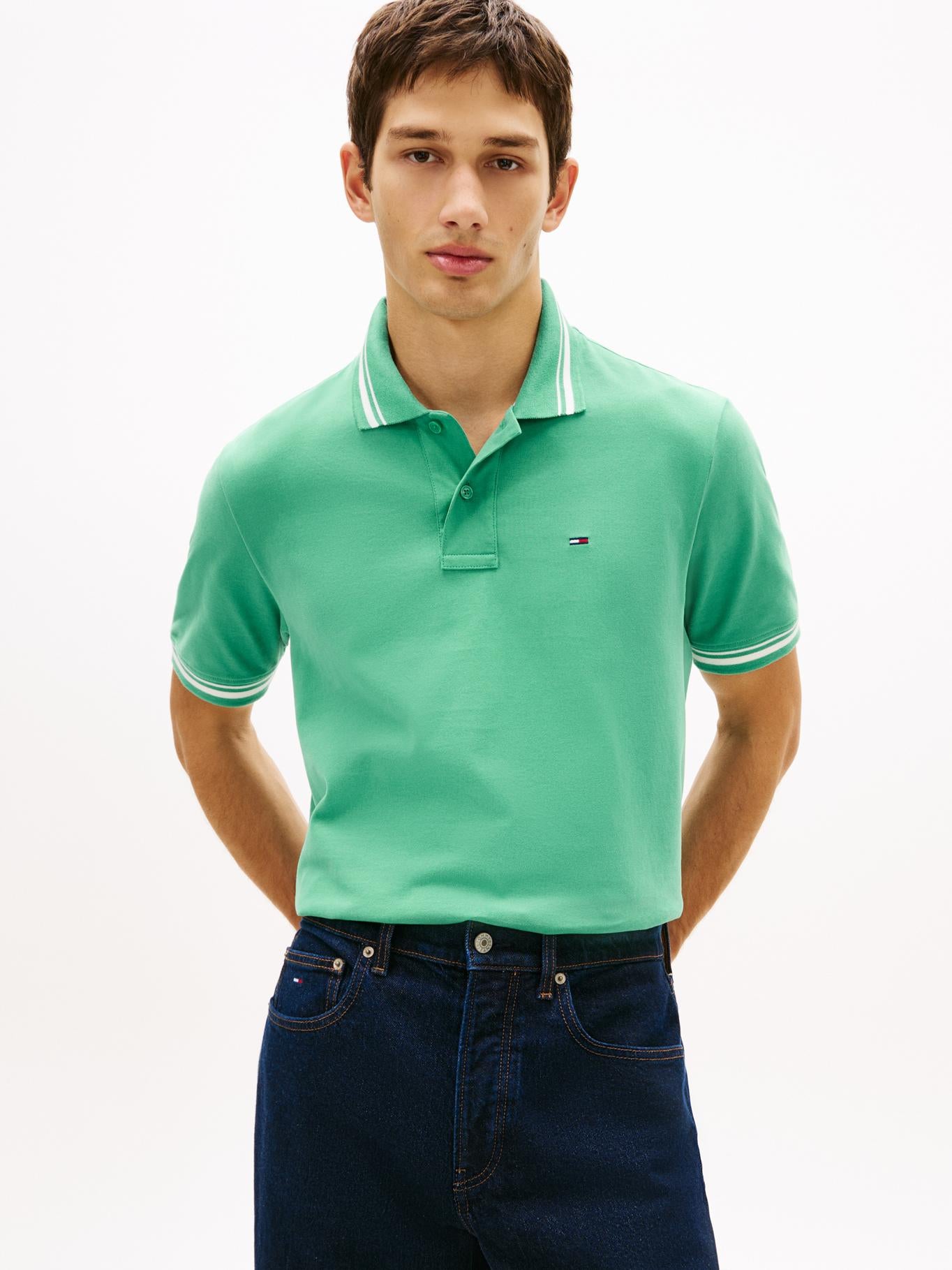 Poloshirt Tommy Hilfiger Mangas Cortas Liso para Caballeros