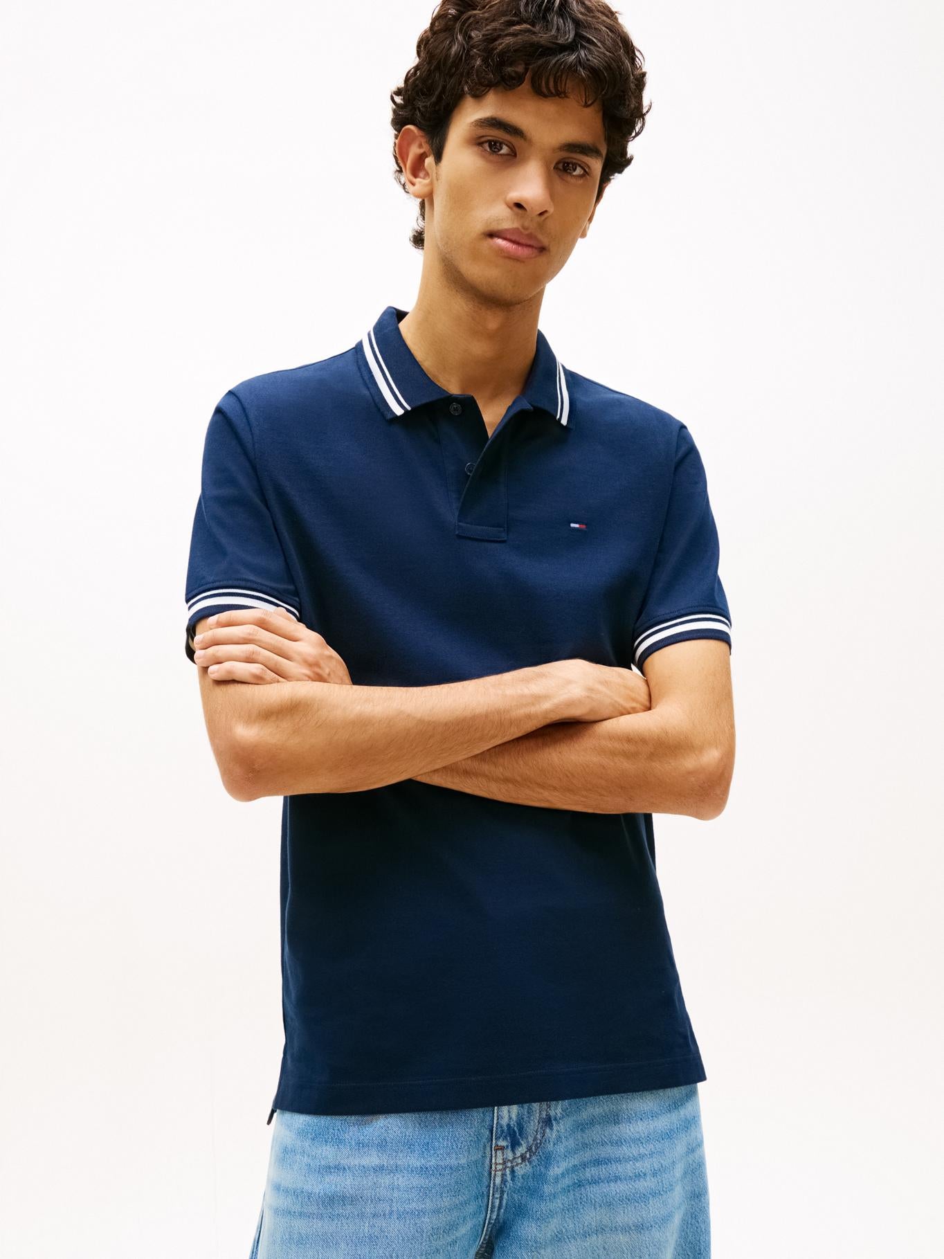 Poloshirt Tommy Hilfiger Mangas Cortas Liso para Caballeros