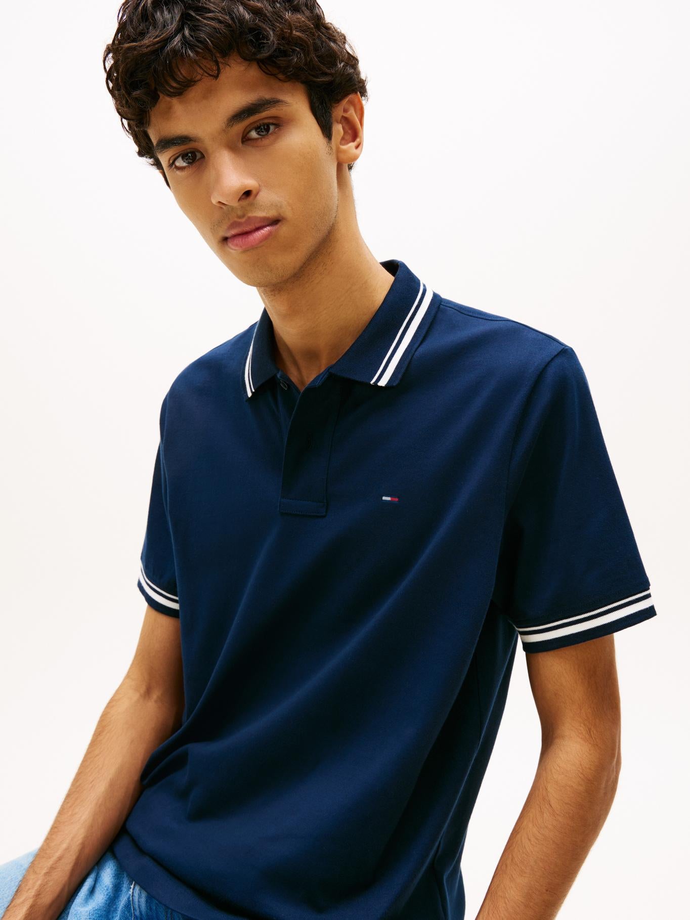 Poloshirt Tommy Hilfiger Mangas Cortas Liso para Caballeros