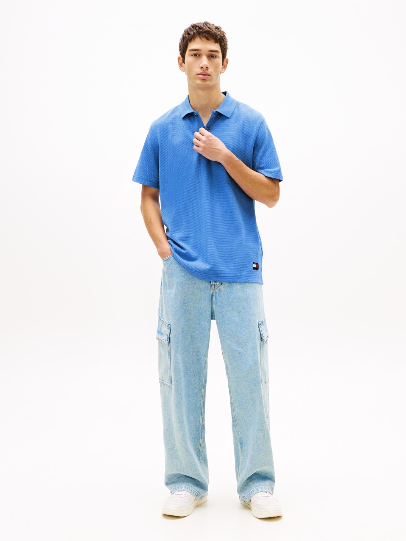 Poloshirt Tommy Jeans Mangas Cortas Liso para Caballeros
