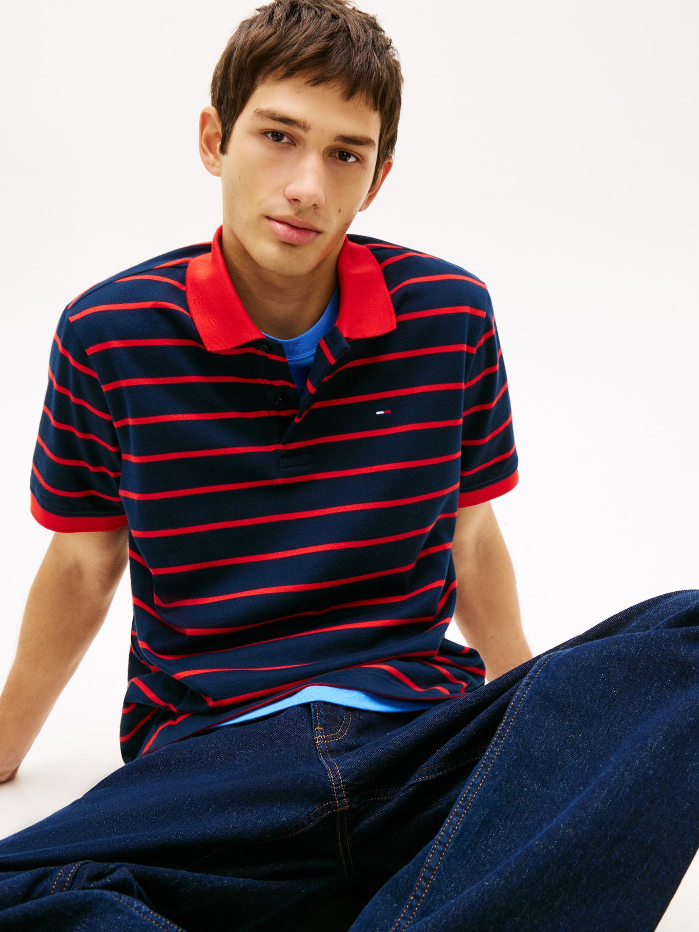 Poloshirt Tommy Jeans Mangas Cortas Rayas para Caballeros