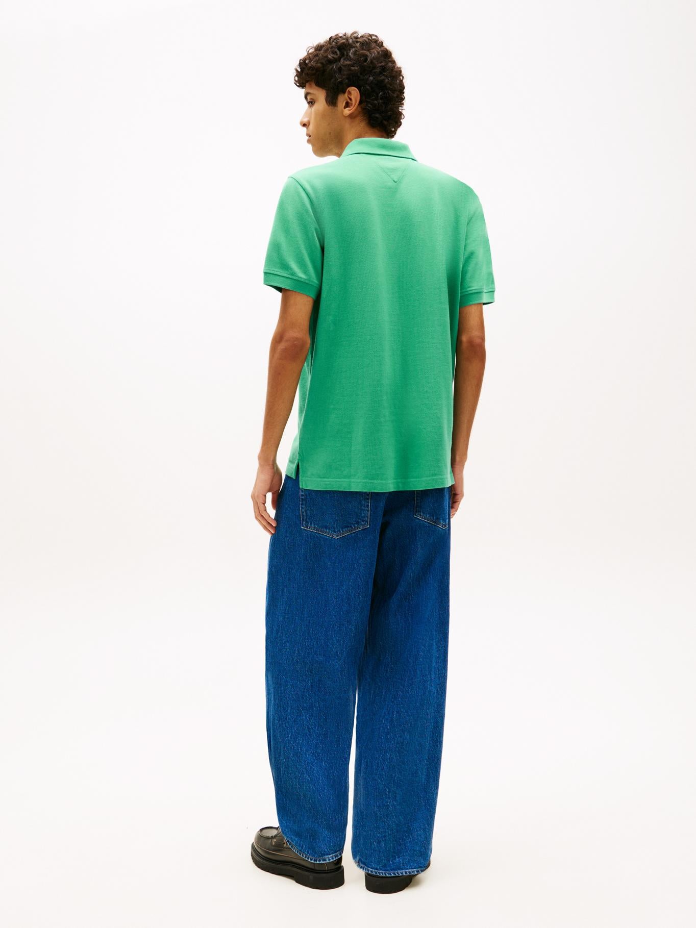 Poloshirt Tommy Jeans Mangas Cortas Liso para Caballeros