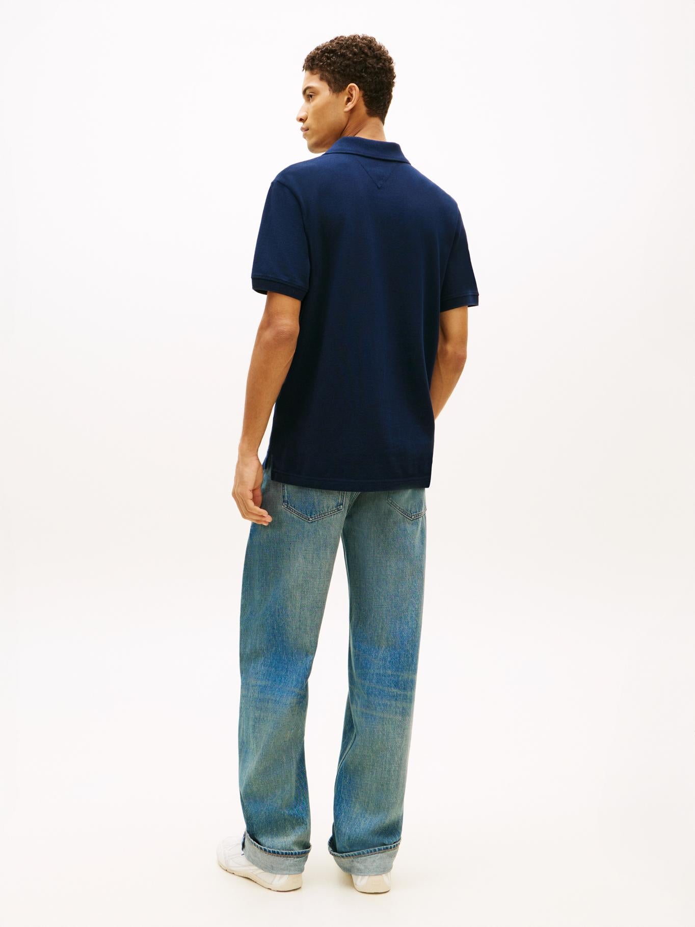 Poloshirt Tommy Jeans Mangas Cortas Liso para Caballeros