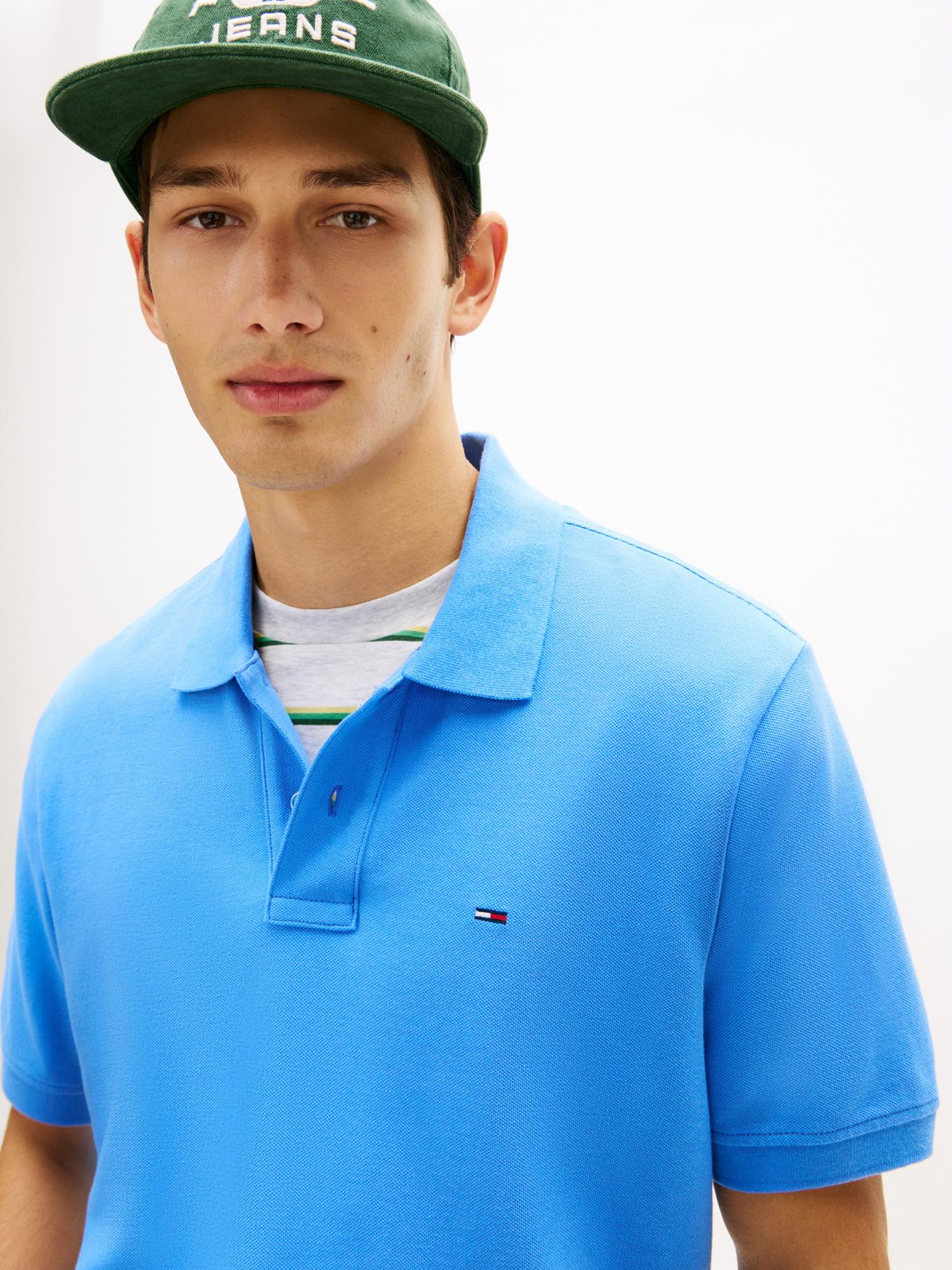 Poloshirt Tommy Jeans Mangas Cortas Liso para Caballeros