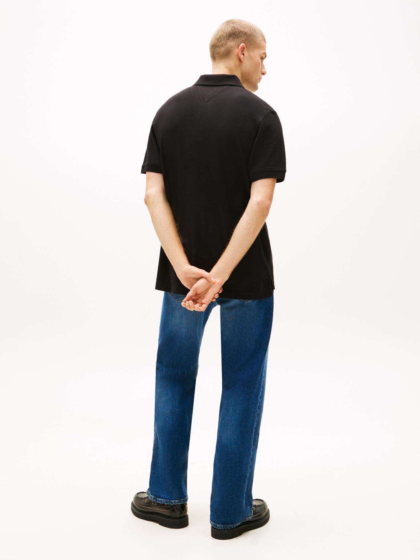 Poloshirt Tommy Jeans Mangas Cortas Liso para Caballeros