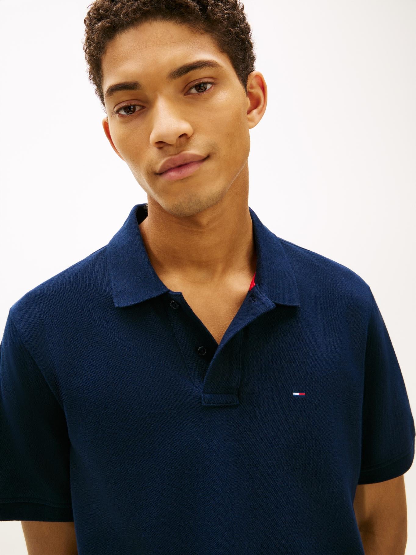 Poloshirt Tommy Jeans Mangas Cortas Liso para Caballeros
