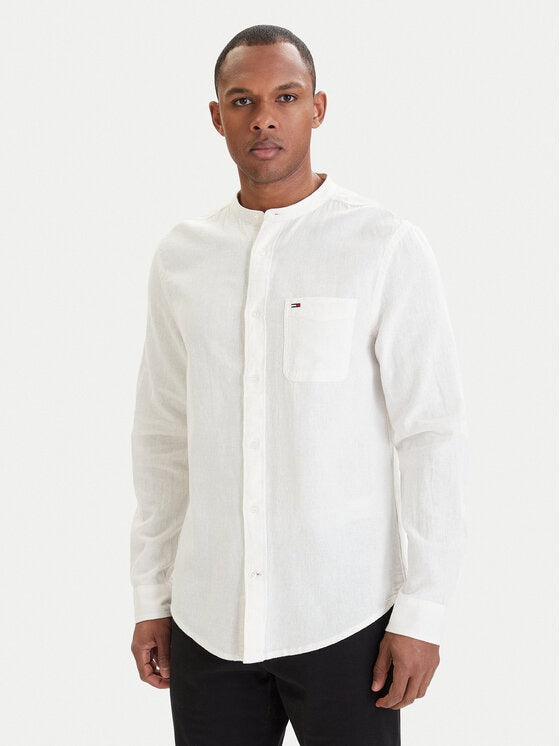 Camisa Tommy Jeans Mangas Largas Rayas para Caballeros
