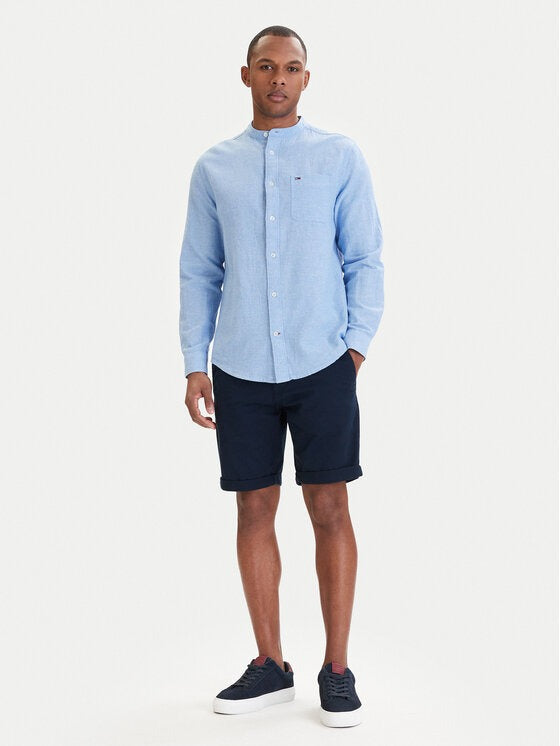 Camisa Tommy Jeans Mangas Largas Rayas para Caballeros